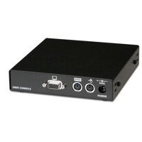 SDBX von Ihse ist ein VGA Extender mit Audio, PS/2 und RS232 über CATx bis 300m.