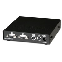 SDBX von Ihse ist ein VGA Extender mit Audio, PS/2 und RS232 über CATx bis 300m.