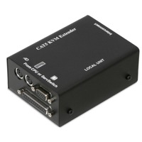 SDLink / SDMX von Ihse ist ein VGA Extender mit Audio, PS/2 und RS232 über CATx bis 50m.