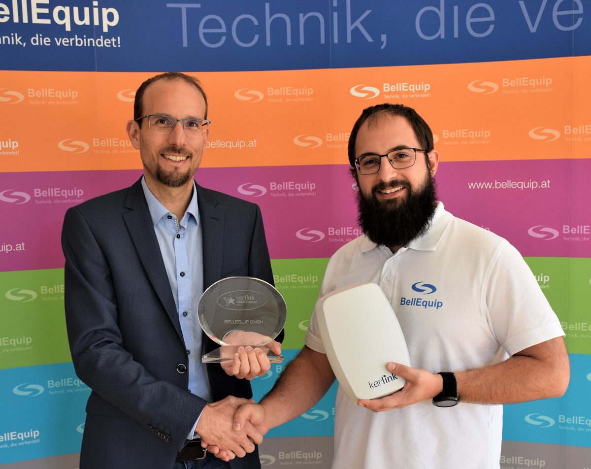 Kerlink Gold Channel Partner Award für BellEquip