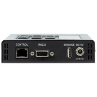 Control- und Serviceports des 840 4k HDMI Signaltesters und Generators von Kramer Electronics.
