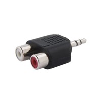 Kramer Electronics Adapter von 3,5mm Stereo auf 2x Cinchbuchse