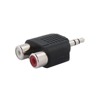 AD-A35M/2RF - Kramer Electronics 3,5mm Klinke 2x Cinch Kramer Electronics Adapter von 3,5mm Stereo auf 2x Cinchbuchse
