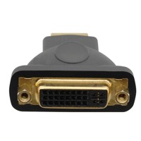 AD-DF/HM von Kramer Electronics ist ein Adapter von DVI-I Buchse auf HDMI-Stecker.