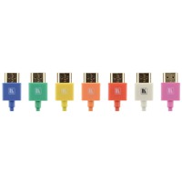 Verschiedene Farben des C-HM/HM/PICO High-Speed HDMI Kabels von Kramer.