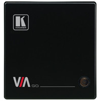 Ansich der Oberseite des kabellosen VIA GO Präsentationssystems von Kramer Electronics.