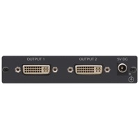 Ausgangsports des VM-2HDCPXL DVI Verteilverstärkers von Kramer Electronics.