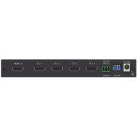 VM-4H2 Kompakter 4K60 HDR HDMI 2.0 Splitter mit 1x HDMI Eingang und 4x HDMI Ausgängen von Kramer Electronics von hinten