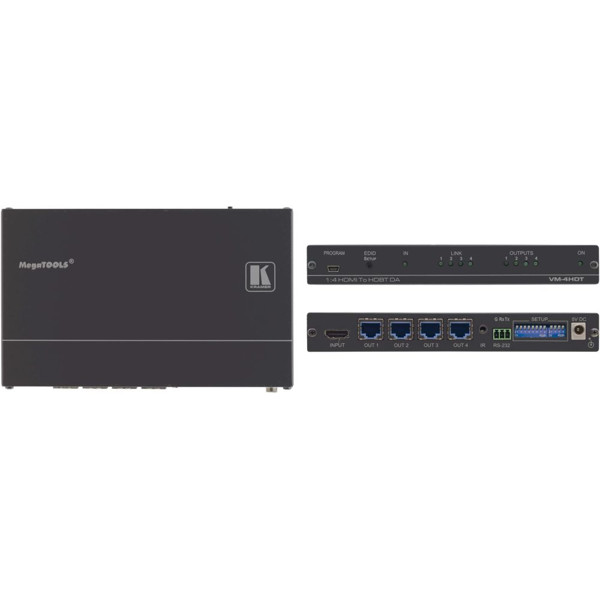 VM-4HDT HDMI auf HDBaseT Verteilerverstärker von Kramer Electronics