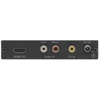 Audio/Video Ein- und Ausgänge des VP-410 HDMI Scalers von Kramer Electronics.
