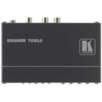 VP-410 Composite-Video und Stereo-Audio auf HDMI Scaler von Kramer Electronics.