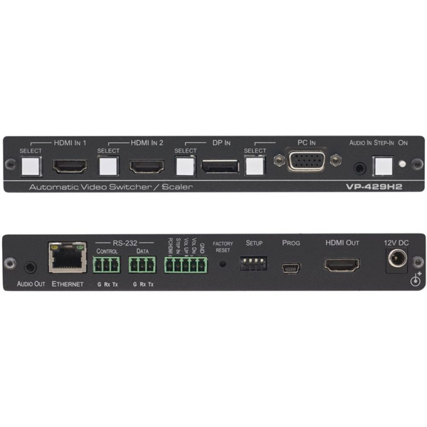 VP-429H2 4K60 Scaler/Switch für HDMI, VGA und DisplayPort Videosignalen von Kramer Electronics