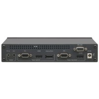 VGA-, DisplayPort und HDMI-Anschlüsse des VP-461 Präsentationsswitches & Scalers von Kramer Electronics.
