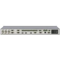 Audio-, Video- und Ethernet-Anschlüsse des VP-731 von Kramer Electronics.