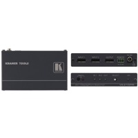 VS-21DP-IR von Kramer Electronics ist ein DisplayPort Switch mit 2 Eingängen auf 1 Ausgang.