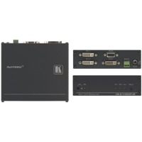 VS-21HDCP-IR von Kramer Electronics ist ein DVI Switcher mit 2 Eingängen auf 1 Ausgang.