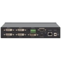 DVI Ein- und Ausgänge des VS-41HDCP DVI Switchers von Kramer Electronics.