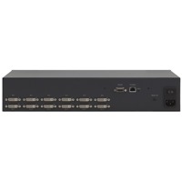 DVI Ein- und Ausgänge, Ethernet- und RS-232-Port des VS-66HDCPXL von Kramer Electronics.