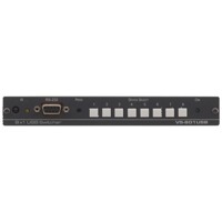 Infrarot Schnittstelle, RS-232 Port und Tasten zur Steuerung des VS-801USB Umschalters von Kramer Electronics.