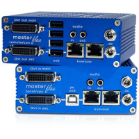 Masterflex KT-6022 Dual-Head Full HD DVI IP KVM Extender mit 2x RJ45 Anschlüssen von KVM-TEC