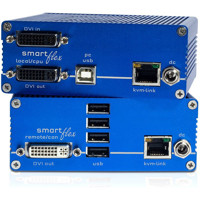 Smartflex kompakter Single-Head DVI-D KVM over IP Extender von KVM-TEC KT-6011