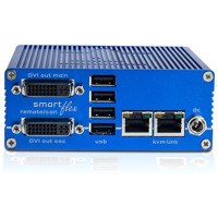 Remote Einheit des Smartflex Dual-Head DVI-D KVM over IP Extender von KVM-TEC KT-6021R