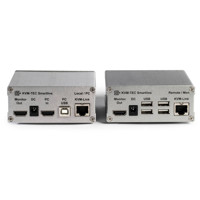 SVX1 Single KVM Extender von KVM TEC mit USB und DVI Anschlüssen über CATx auf 130m.