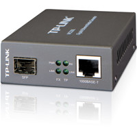 MK (6634) Glasfaser auf Gigabit Ethernet Medienkonverter von KVM TEC.