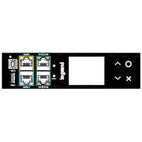 646020 intelligente Rack PDU mit 8 C13 und einem C20 Anschluss von Legrand Control Panel