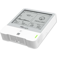 Gedrehte Ansicht des AM307 LoRaWAN Raumluftqualitätssensor von Milesight
