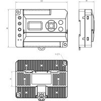 Zeichnung des EG71 LoRaWAN Edge IoT Gateway von Milesight