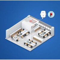 Alarmierungsbeispiel des EM300-MLD LoRaWAN Leckagesensor von Milesight