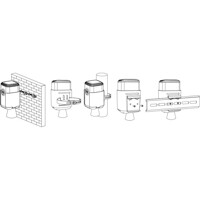 Montagevarianten des EM500-UDL LoRaWAN Ultraschall Distanzsensor von Milesight