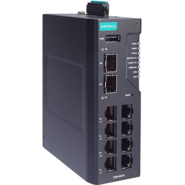 EDR-8010 Serie Moxa Multi-Port Secure Router