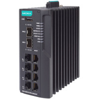 EDR-G9010-VPN-2MGSFP Firewall/NAT/VPN Router/Switch mit 8x GbE und 2x SFP Ports von Moxa Side