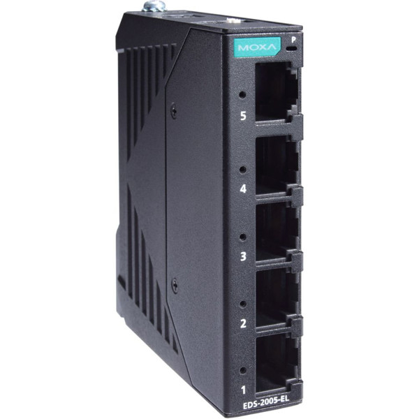 EDS-2005-EL Serie unverwaltete Ethernet Switches mit 5x 10/100Base-TX Ports von Moxa