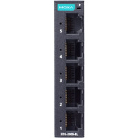 EDS-2005-EL-T Unmanaged Industrie Switch mit 5x Fast Ethernet und erweiterter Betriebstemperatur von Moxa Front