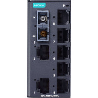 EDS-2008-EL-M-SC-T Unmanaged Entry-Level Switch mit 7x FE, 1x Multimode SC und erweiterter Betriebstemperatur von Moxa Ports