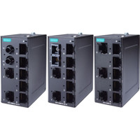 EDS-2008-EL Serie industrielle Ethernet Switches mit 8x 10/100 Mbps Anschlüssen von Moxa