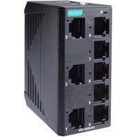 EDS-2008-ELP Serie Unmanaged Fast Ethernet Switches mit 8x 10/100BaseT(X) von Moxa