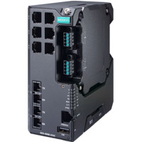 EDS-4008-2SSC Layer 2 Managed 8-Port Switch mit 6x Fast Ethernet und 2x Single-Mode SC Anschlüssen von Moxa
