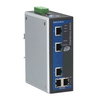 Der EDS-405A von Moxa ist ein industrieller Netzwerk Switch mit 5 Ports.