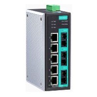 Der EDS-408A-3S-SC-48 von Moxa ist ein industrieller Netzwerk Switch mit 8 Ports.