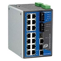 Der EDS-518A von Moxa ist ein industrieller Netzwerk Switch mit 18 Ports.