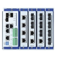 Der EDS-619 von Moxa ist ein modularer, industrieller Netzwerk Switch mit 19 Ports.