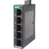 EDS-G2005-ELP Unmanaged Entry Level Switch mit 5x Gigabit Ethernet Ports von Moxa seitlich