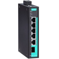 EDS-G205-1GTXSFP industrieller Full Gigabit Ethernet Switch mit 5 Ports von Moxa.