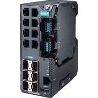 EDS-G4014 Serie Gigabit Managed 14-Port Industrie Switches mit 8x RJ45 und 6x SFP Ports von Moxa Power Modul