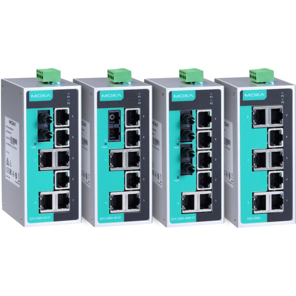 EDS-208A Moxa industrielle Netzwerk Switch mit 8 Ports