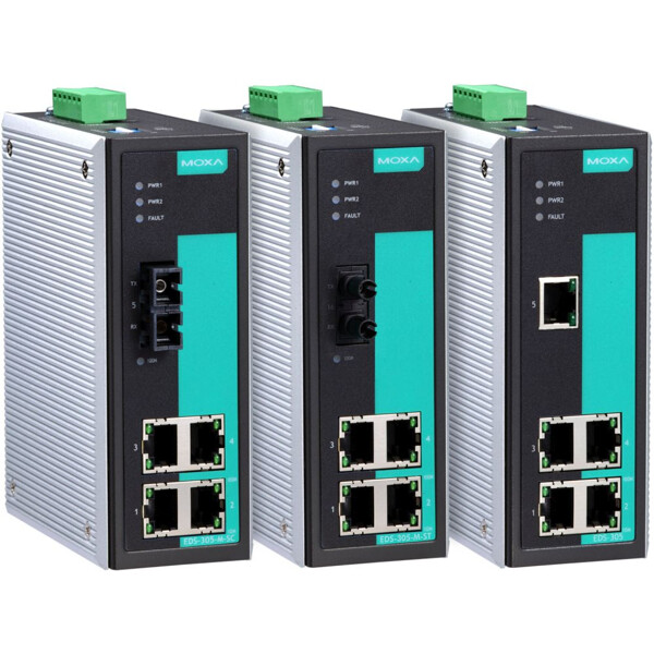 EDS-305 Moxa industrieller 5-Port Netzwerk Switch von Moxa